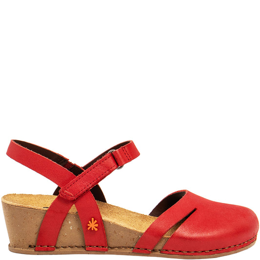 ART Slingback I LIVE - Pelle Nappata Rosso-ART®-VIALESCARPE