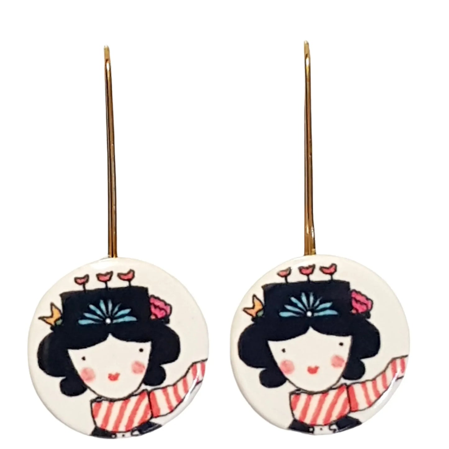 Mary Poppins Rigid Drop Earrings