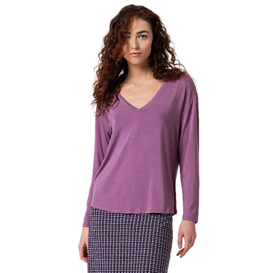 SURKANA - T-shirt ampia con scollo a V-SURKANA-VIALESCARPE