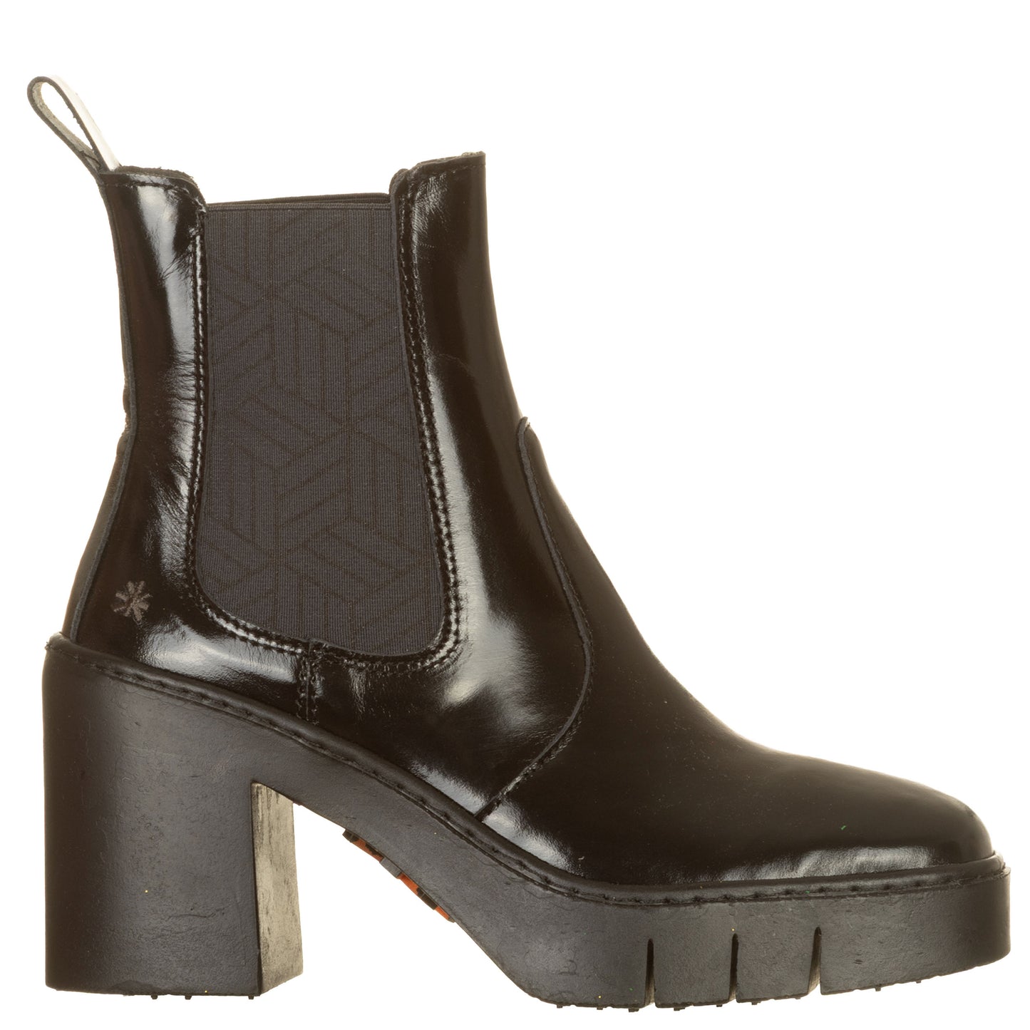 ART Stivaletti BERNA Nappa Shinny Nero Vialescarpe