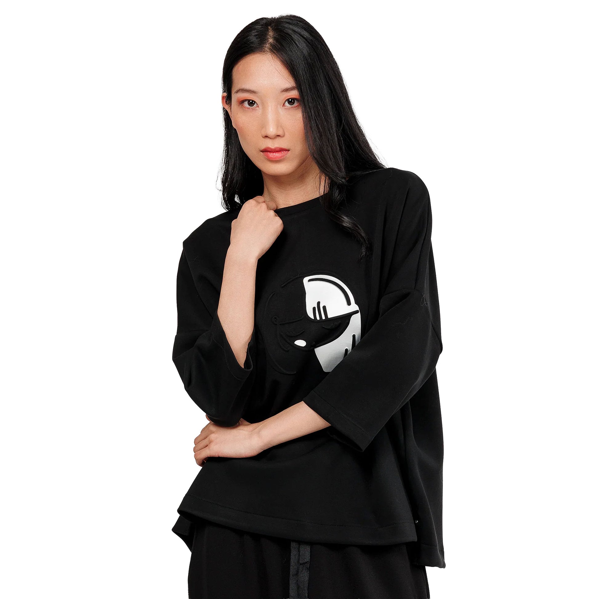 ANEKKE - Felpa nera Nature Koko-ANEKKE-VIALESCARPE