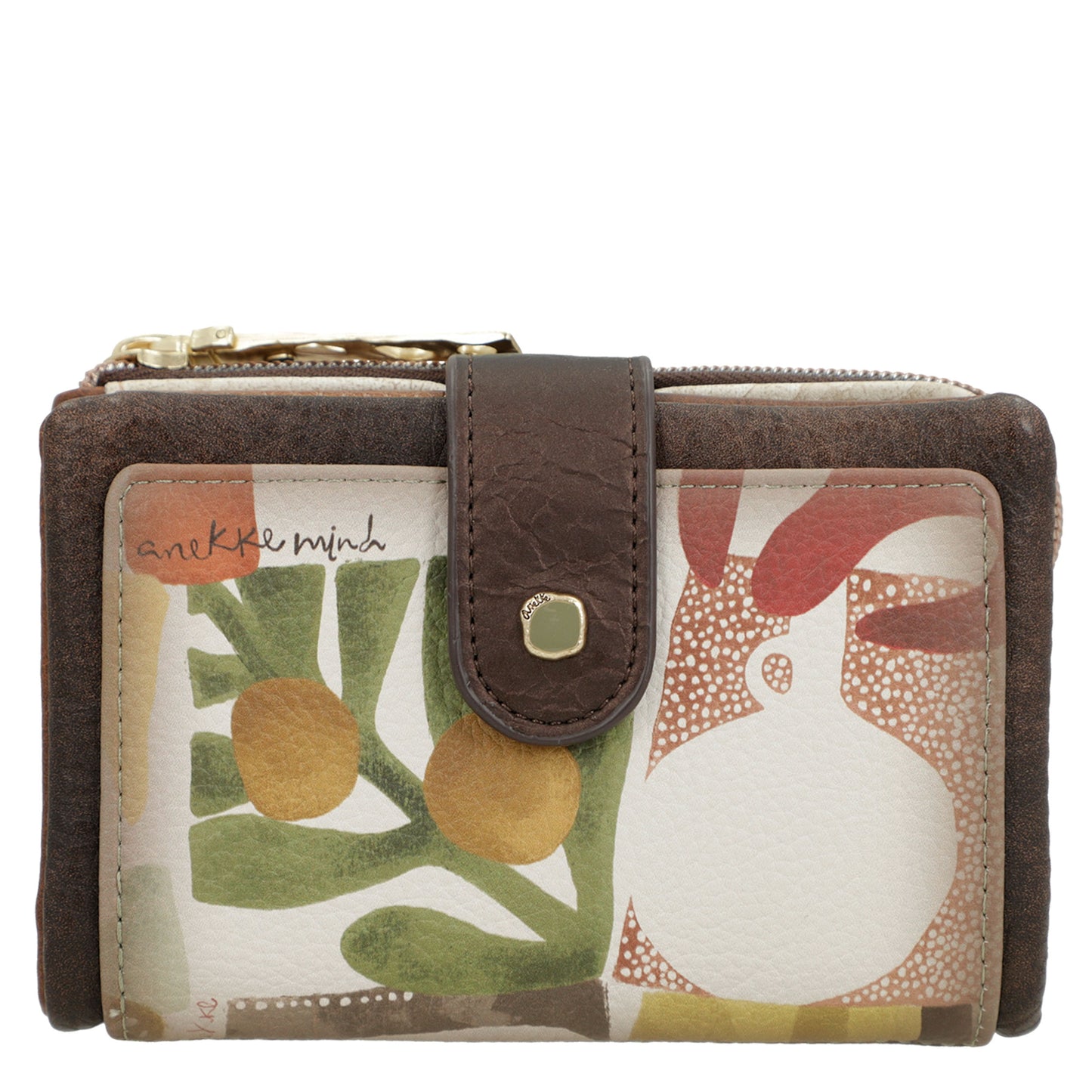 ANEKKE Portafogli RFID flessibile Muse Medium
