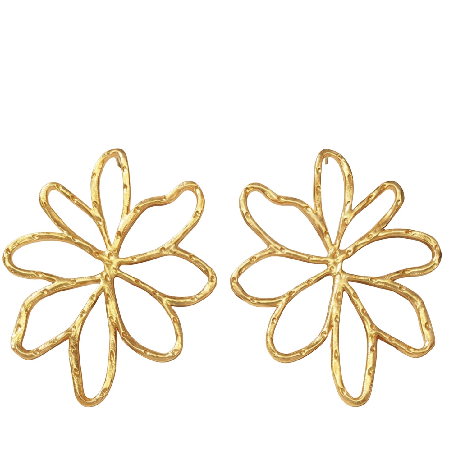 SURKANA Orecchini a fiore Oro