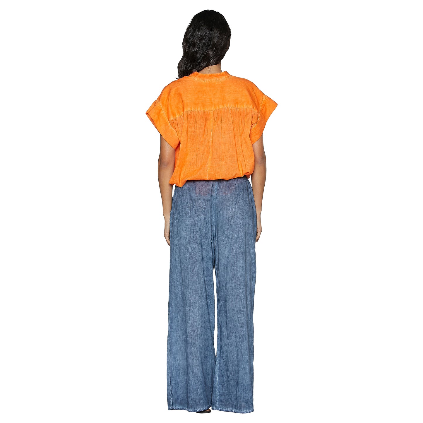 BABA DESIGN Blusa ISLAND ECHO Denim