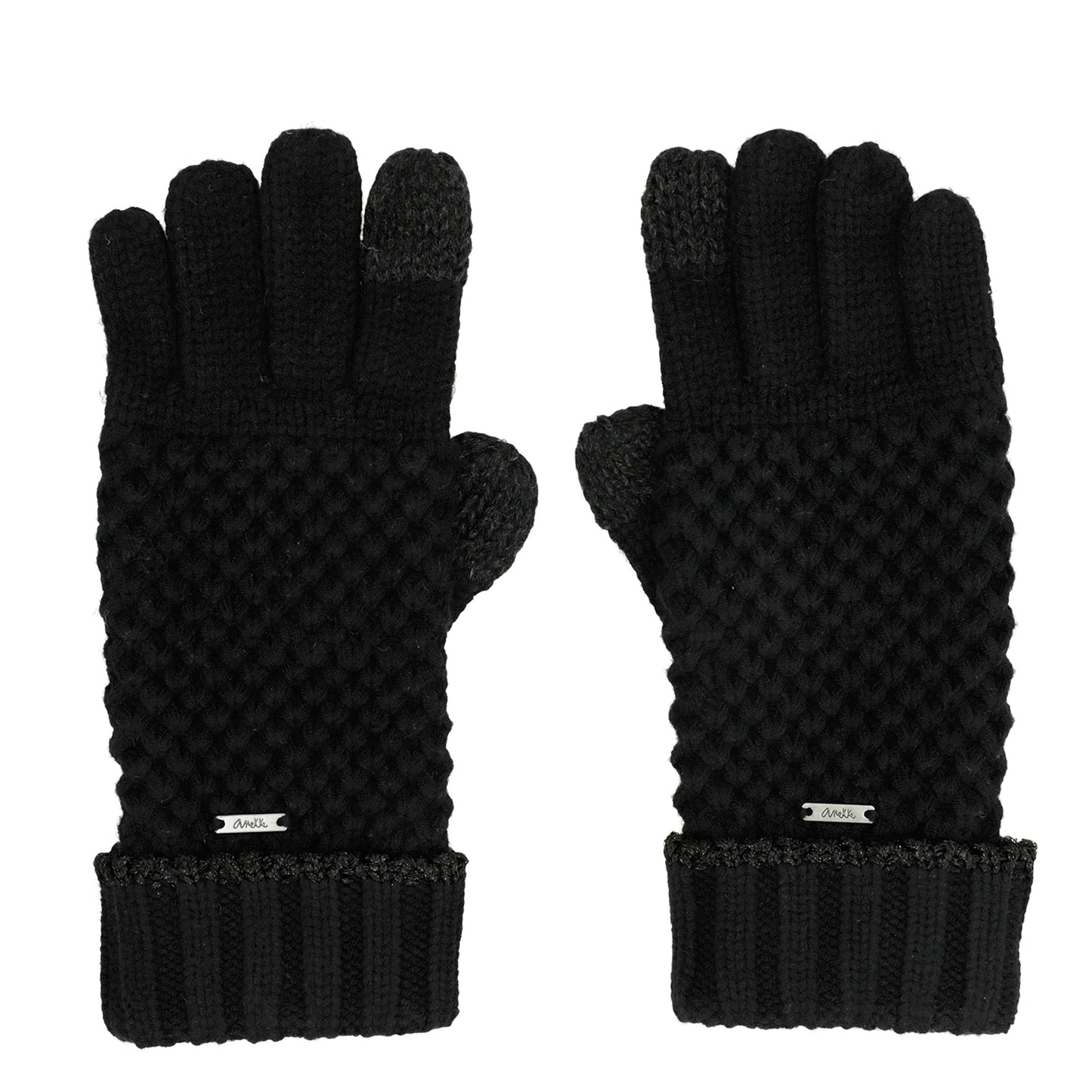 ANEKKE - Guanti in maglia neri-ANEKKE-VIALESCARPE