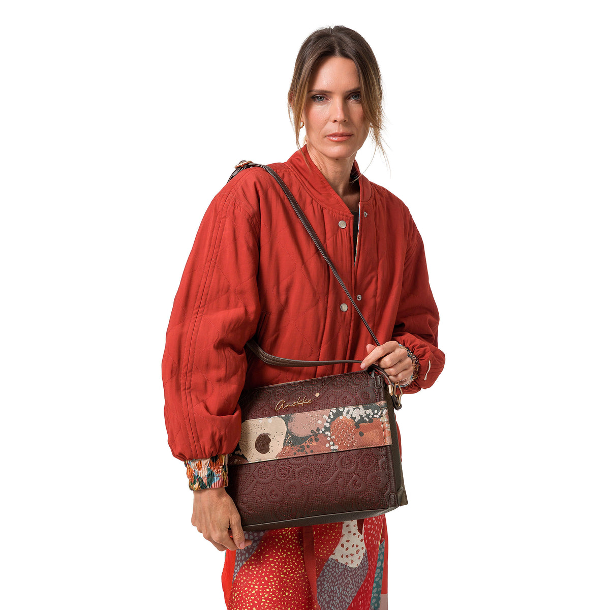 ANEKKE Borsa a Spalla e Tracolla Blossom