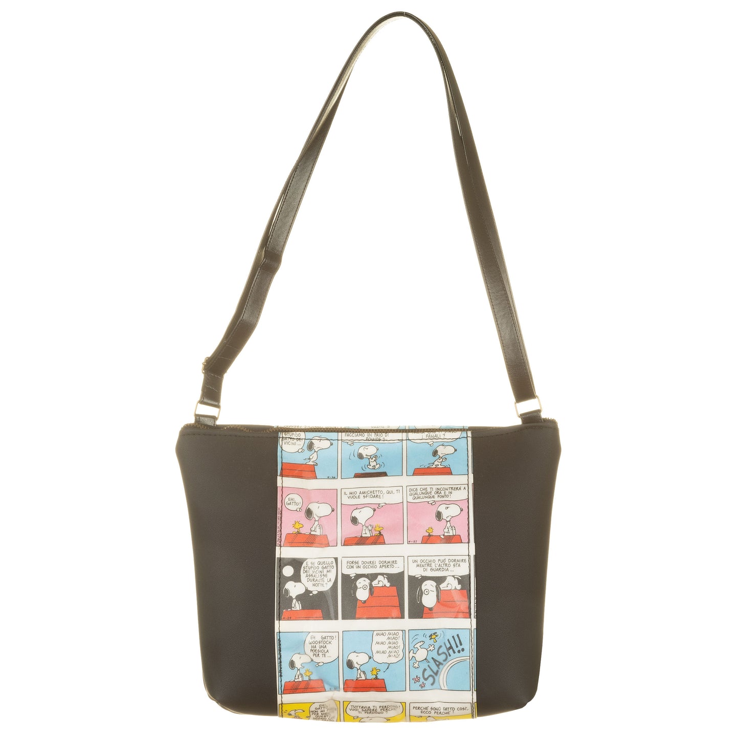 Borsa silicone nero e Snoopy