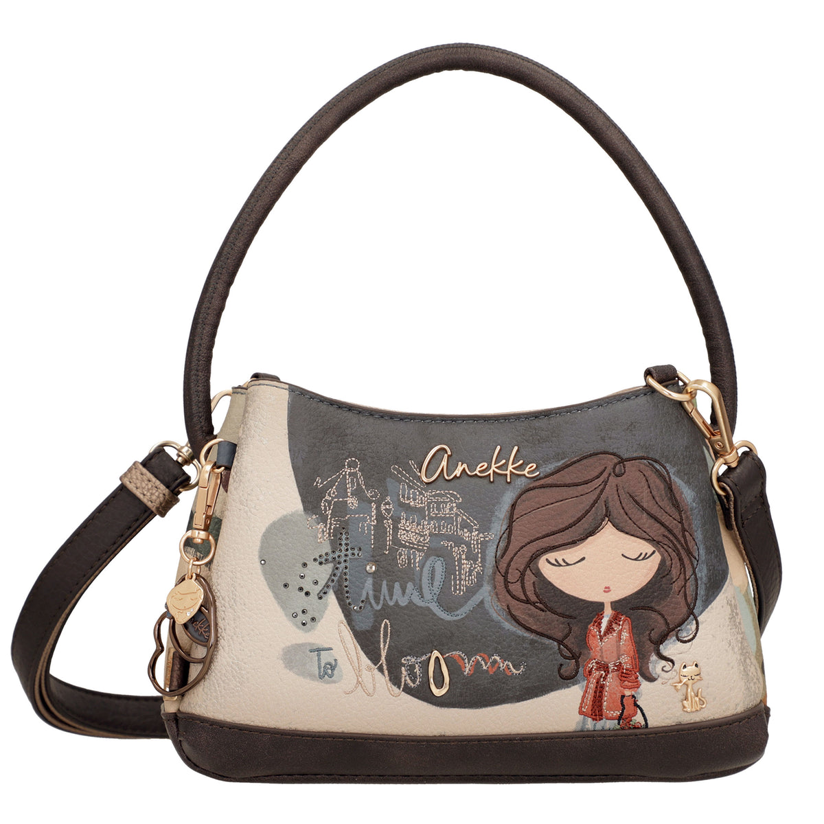 ANEKKE Borsa a spalla con tracolla Tulip