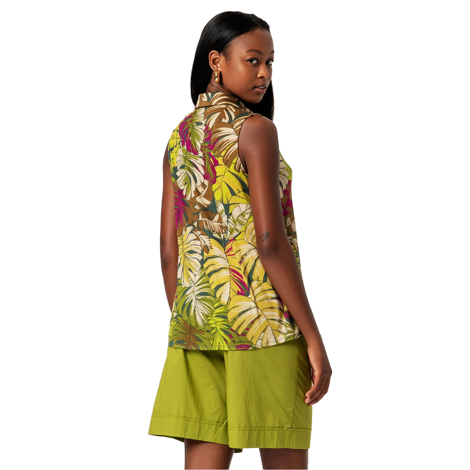 SURKANA Camicia senza maniche Verde-SURKANA-VIALESCARPE