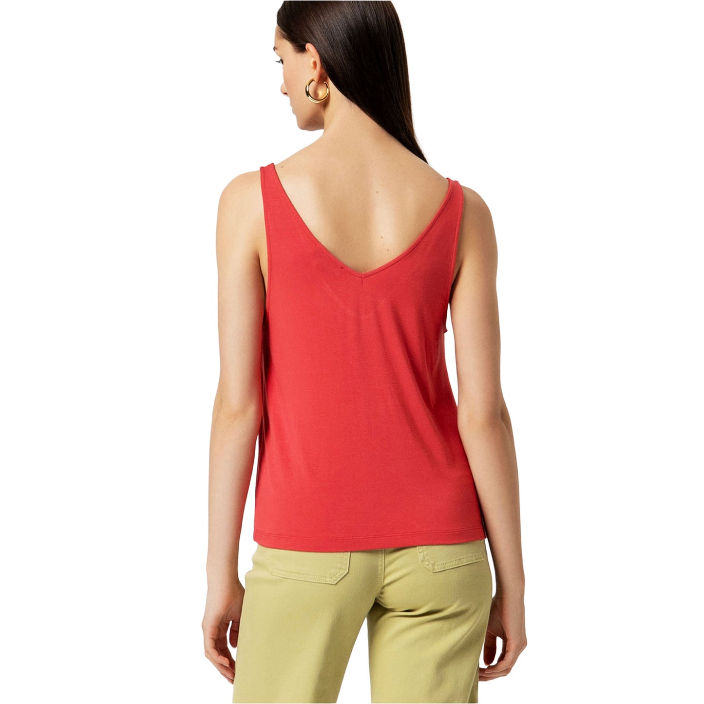 SURKANA Top a spalline Rosso-SURKANA-VIALESCARPE