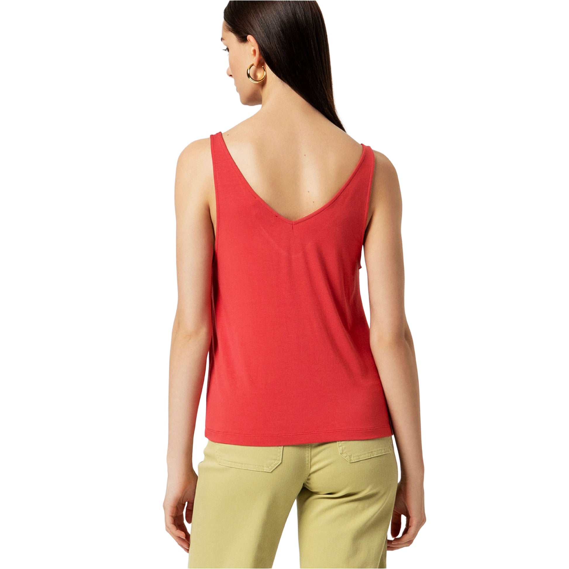 SURKANA Top a spalline Rosso-SURKANA-VIALESCARPE