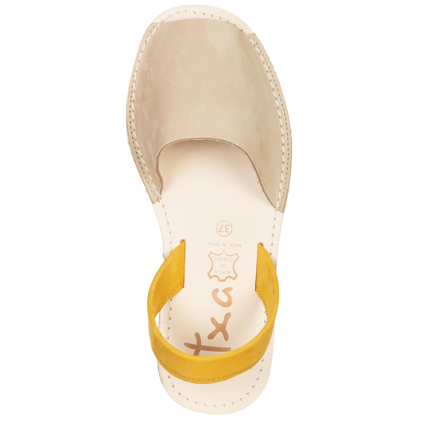 ATXA Minorchine Suede Ghiaccio e Senape
