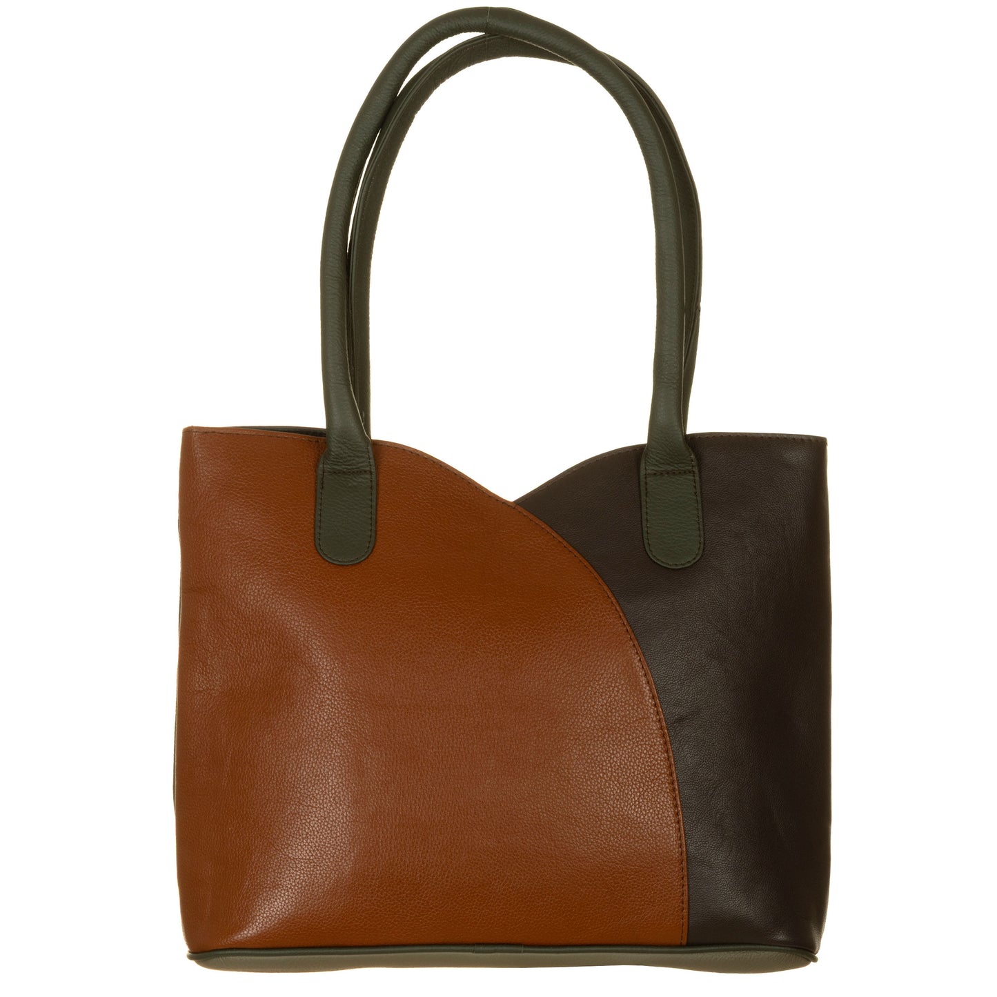 SORUKA Borsa VALERIA Verde e marrone