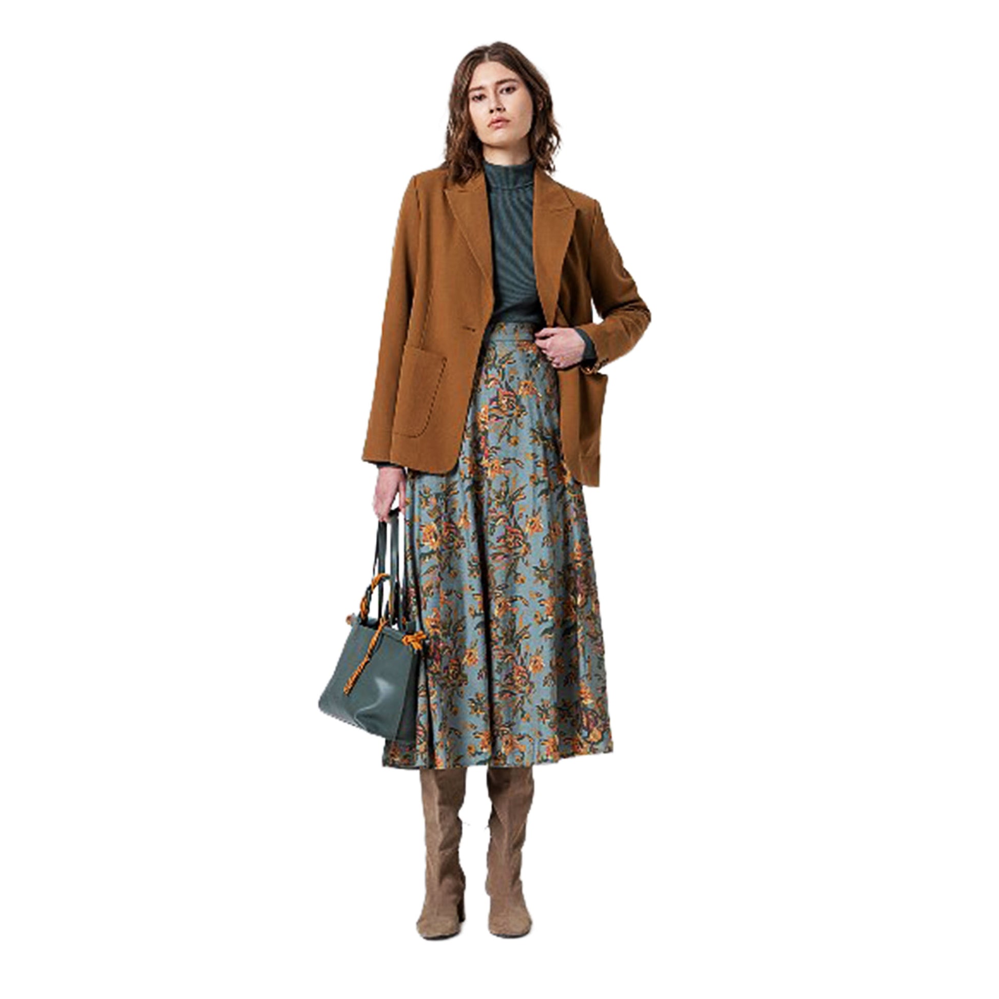 SURKANA - Maglione a coste con collo alto-SURKANA-VIALESCARPE