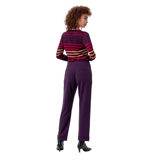 SURKANA Pantalone Chino in Maglia Viola-SURKANA-VIALESCARPE