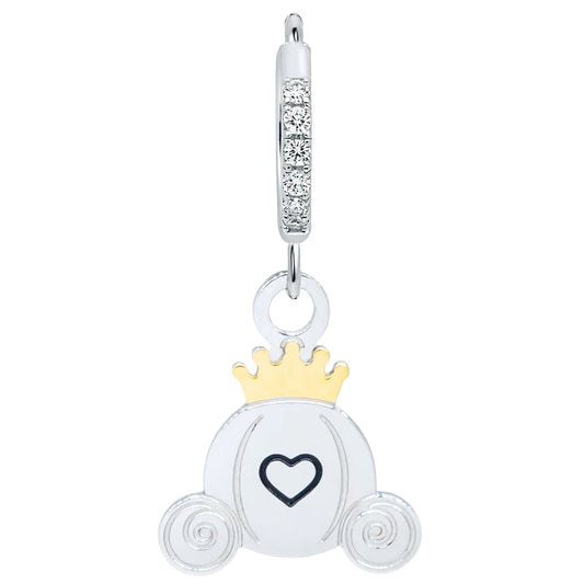 MAD TEA - Orecchini anelle “Cenerentola story” - Carrozza-MAD TEA-VIALESCARPE