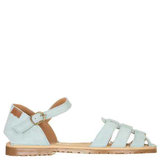 ATXA Minorchine a cestino Suede Azzurro