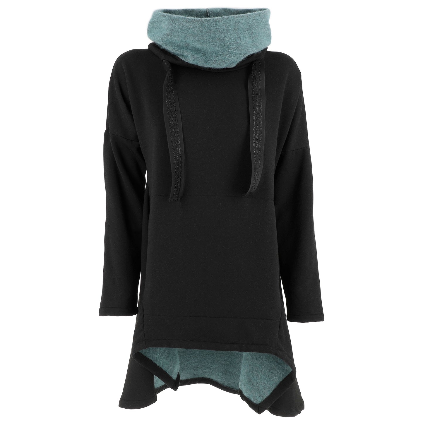 KARAKORUM Maxi felpa Dablin in morbido tessuto felpato