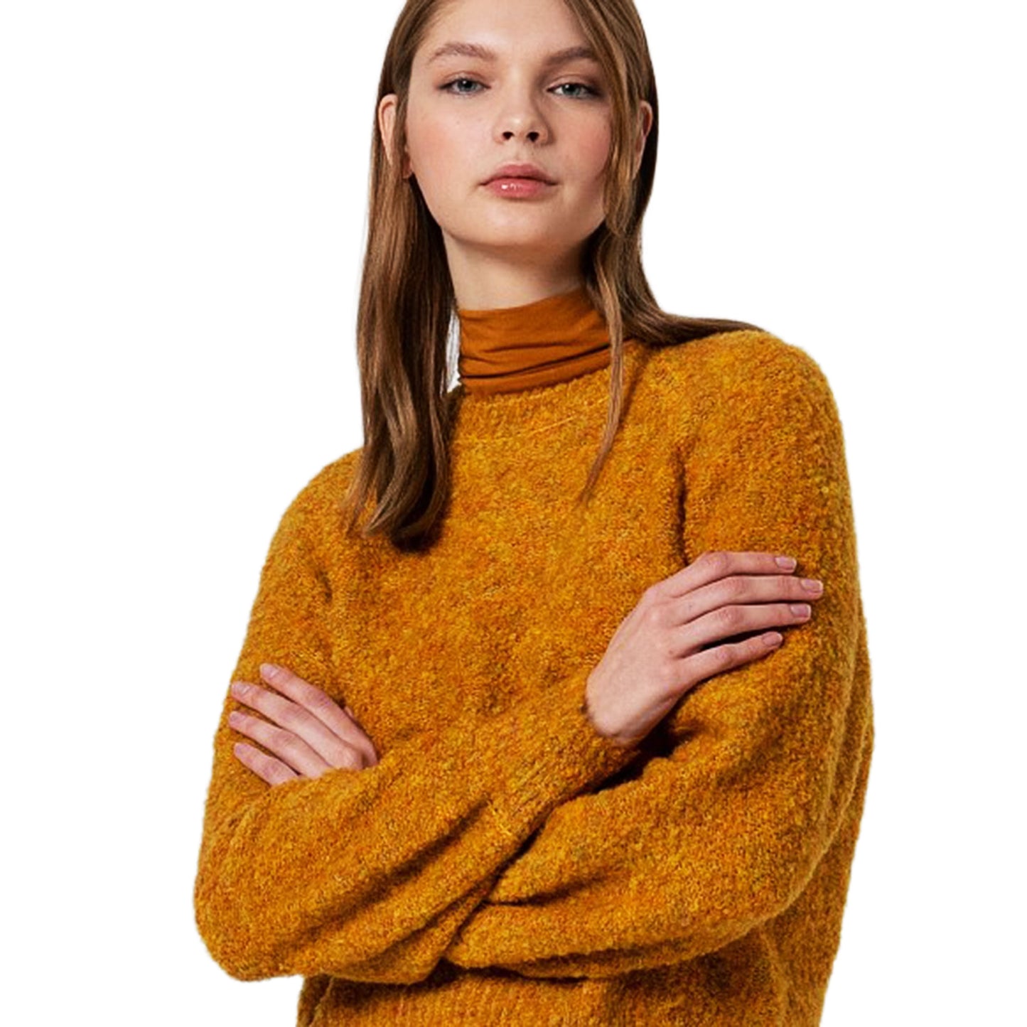 SURKANA - Maglione corta girocollo con maniche raglan a sbuffo-SURKANA-VIALESCARPE