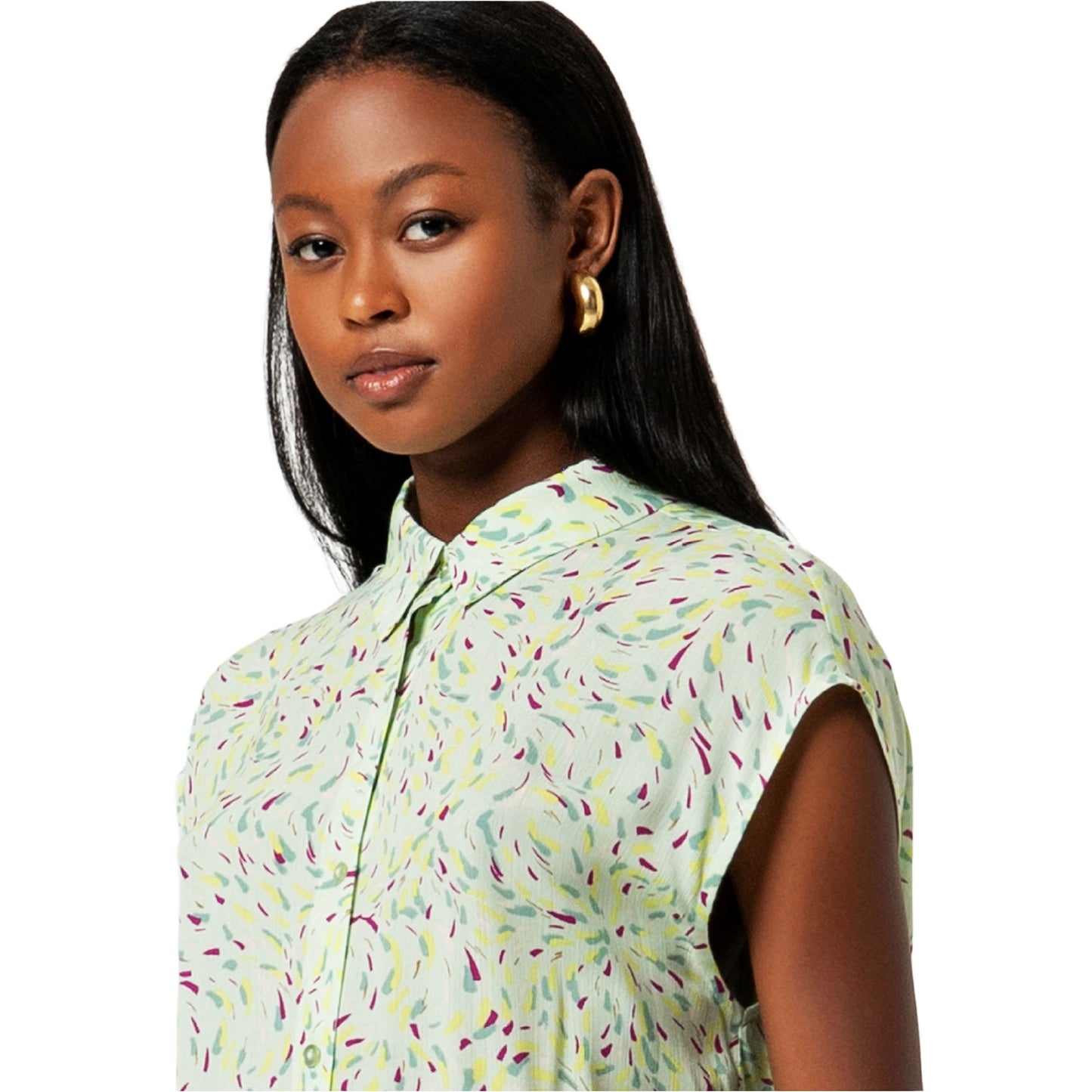SURKANA Camicia senza maniche Verde Polvere-SURKANA-VIALESCARPE