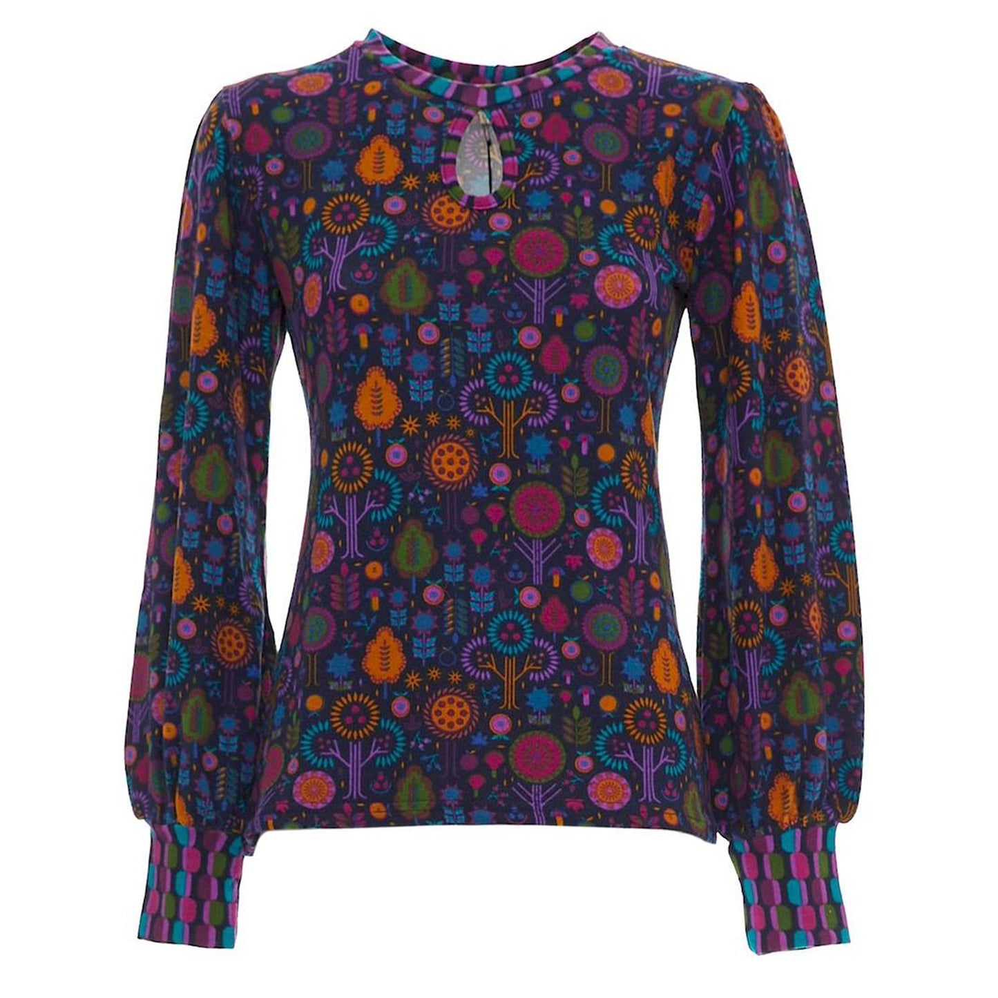 BABA Design - Top jersey con scollo a goccia-Baba design-VIALESCARPE