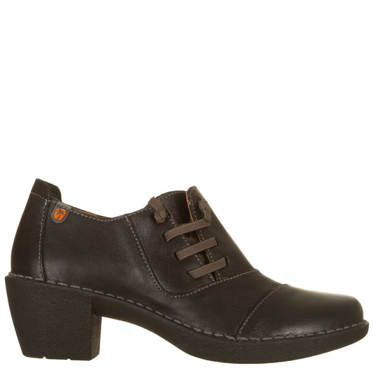 JUNGLA - Slip on con tacco, lacci elastici