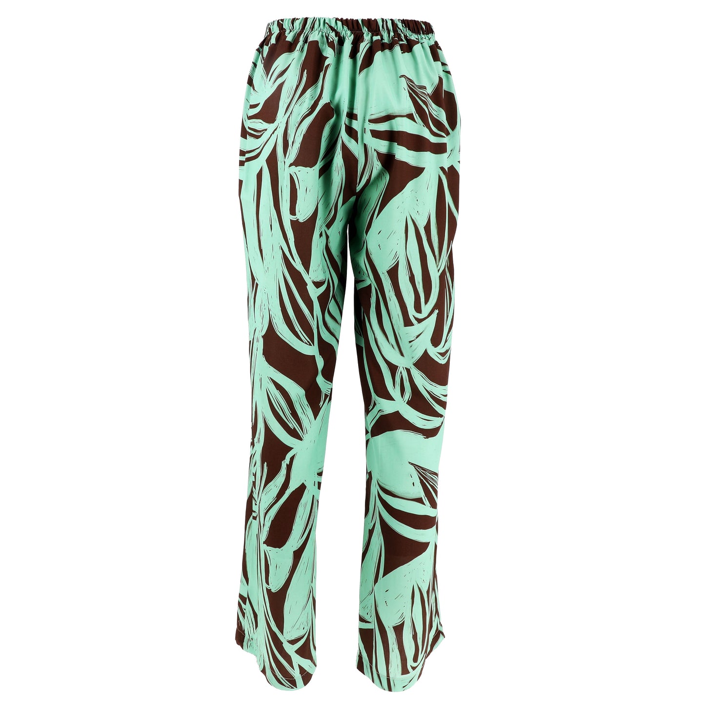 KARAKORUM Pantaloni ALICIA Menta e Marrone-KARAKORUM-VIALESCARPE