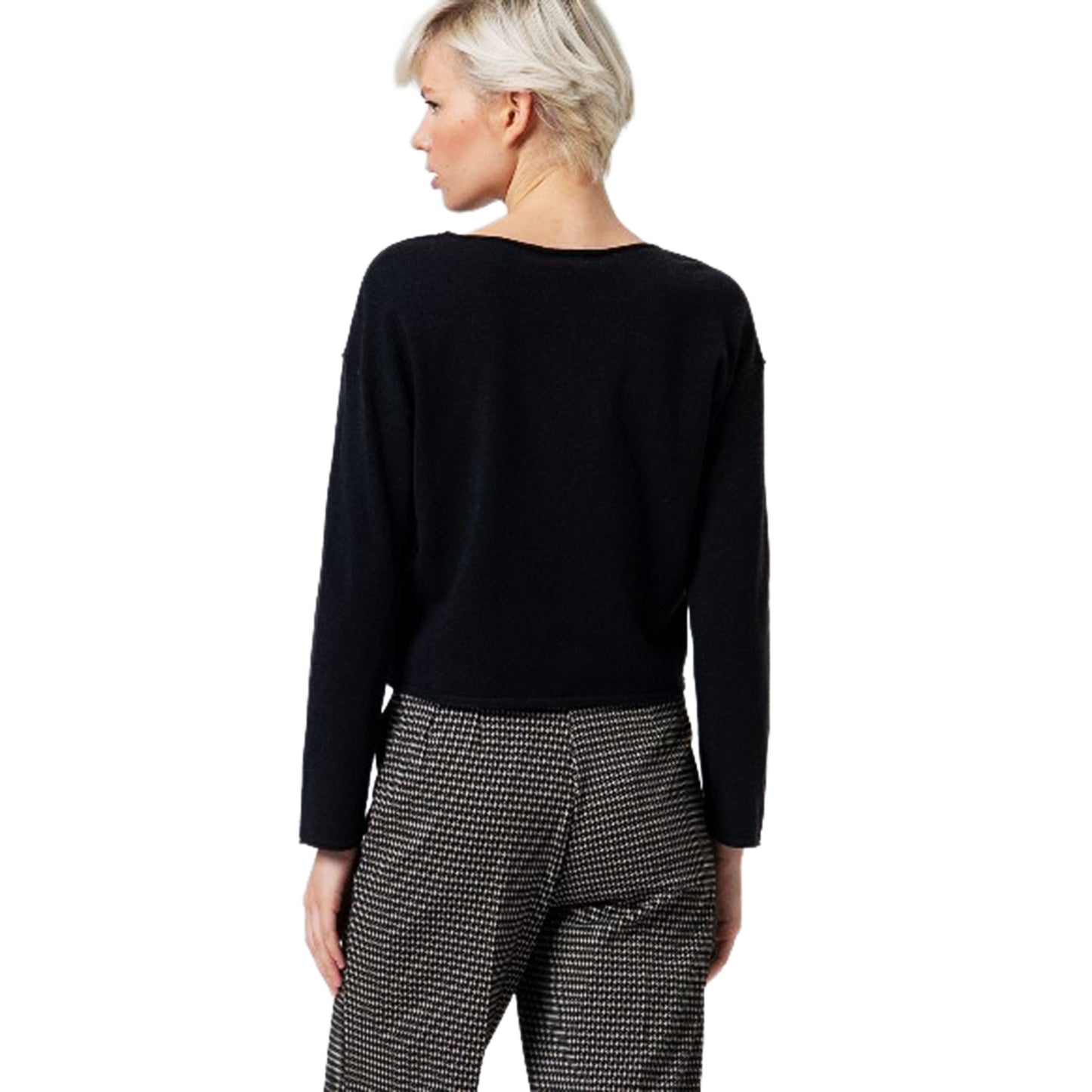 SURKANA - Maglia a coste sottili con scollo rotondo-SURKANA-VIALESCARPE