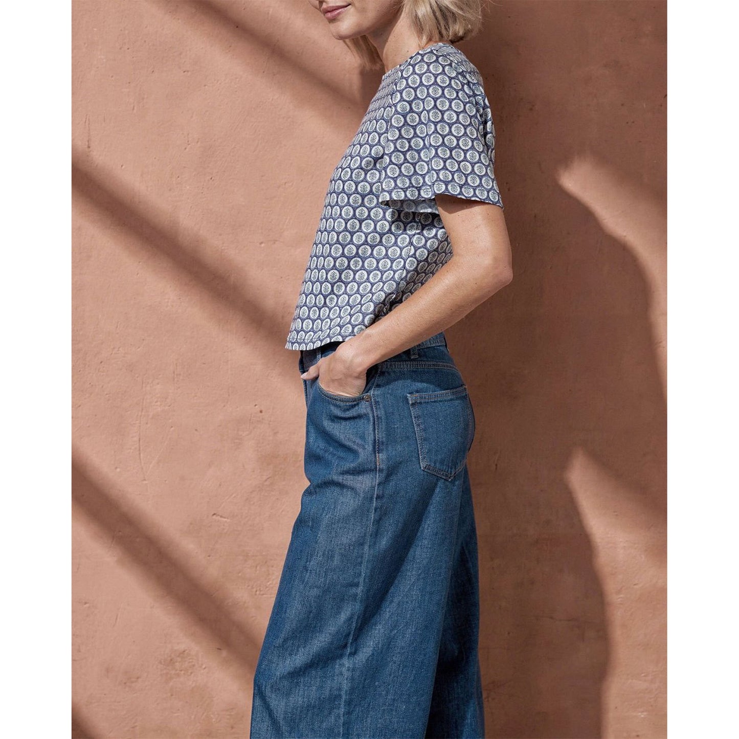 SURKANA T-shirt con Scollo Barchetta Blu e Azzurro-SURKANA-VIALESCARPE