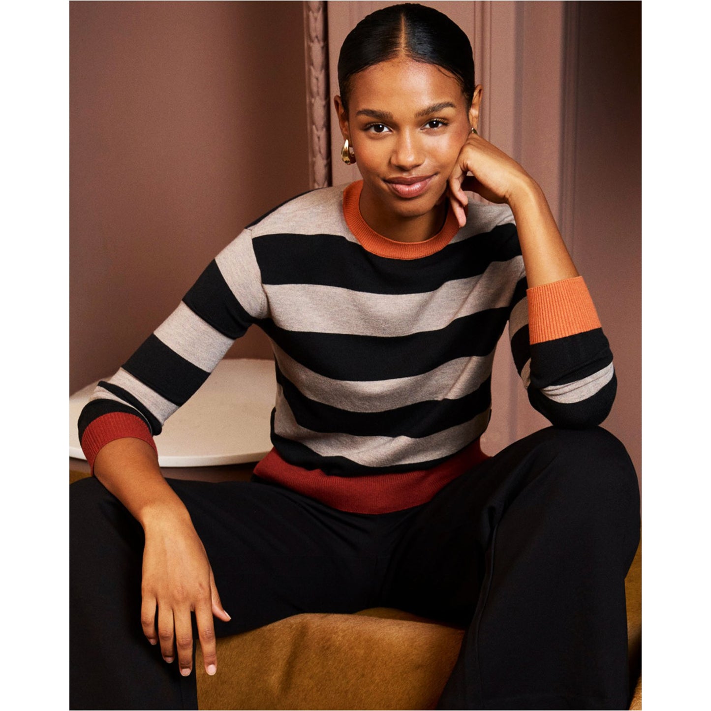 SURKANA - Maglia girocollo a righe-SURKANA-VIALESCARPE