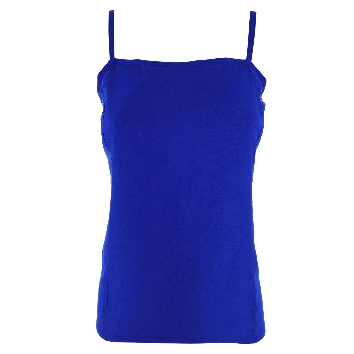 Top Donna KARAKORUM Artemis Blu Elettrico in Cotone con Spalline Regolabili