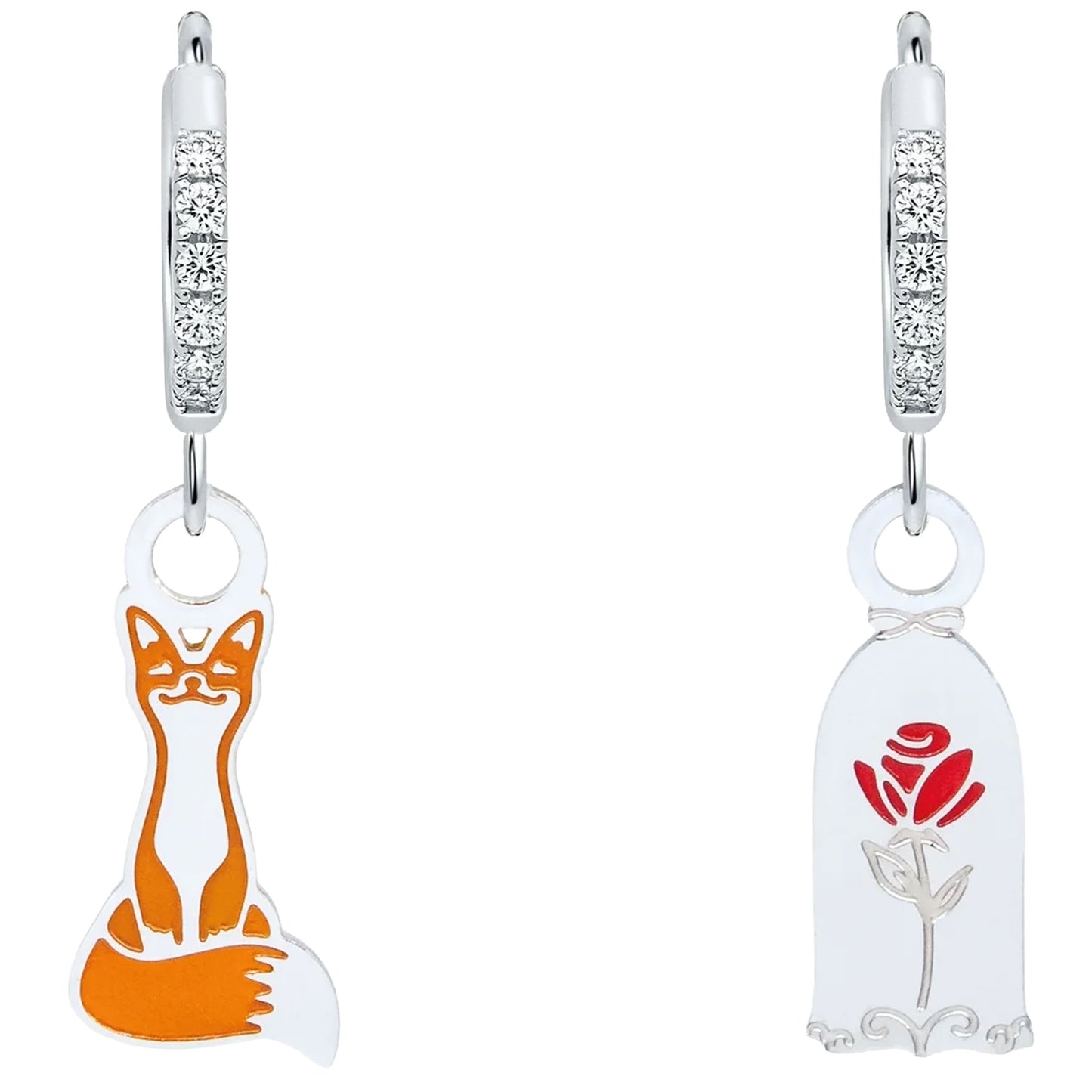 MAD TEA - Orecchini anelle Piccolo Principe story - Rosa-MAD TEA-VIALESCARPE