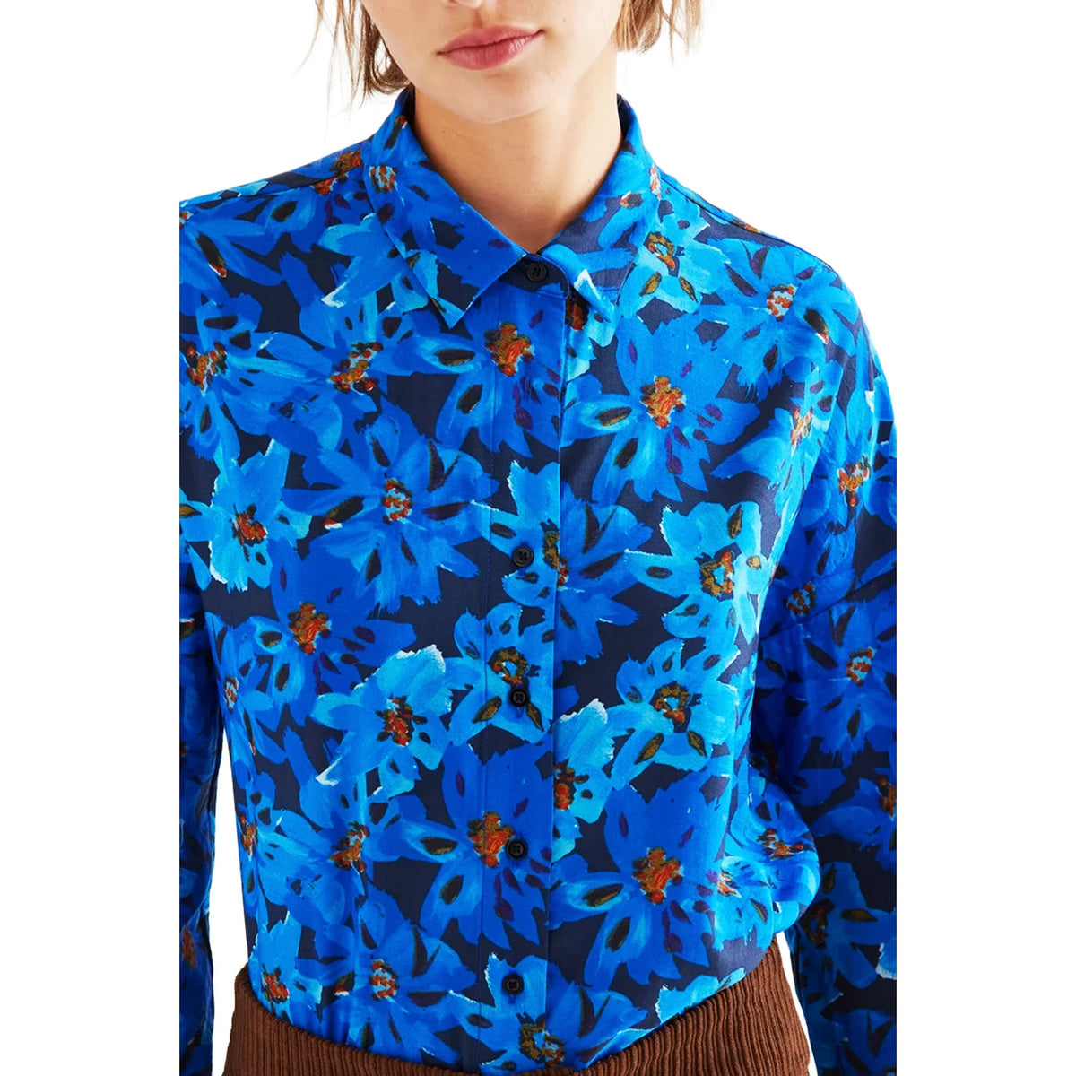 COMPAÑÍA FANTÁSTICA Camicia con stampa Clematis