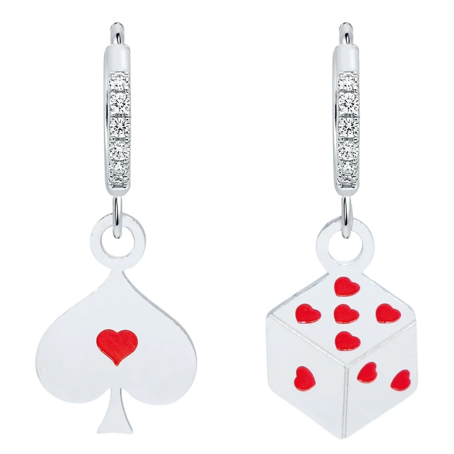 MAD TEA - Orecchini anelle L’illusione del Cappellaio Matto - Asso-MAD TEA-VIALESCARPE