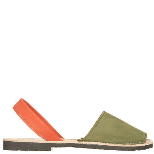 ATXA Minorchine Suede Oliva e Arancio