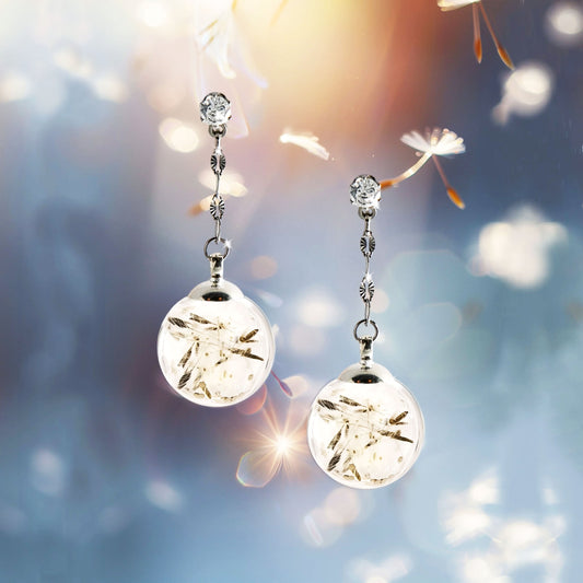 MAD TEA - Orecchini dei desideri Make your wish “Soffione”-MAD TEA-VIALESCARPE