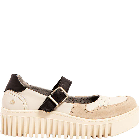 ART Mary Jean BRIGHTON Nappa Cream-Black-ART®-VIALESCARPE