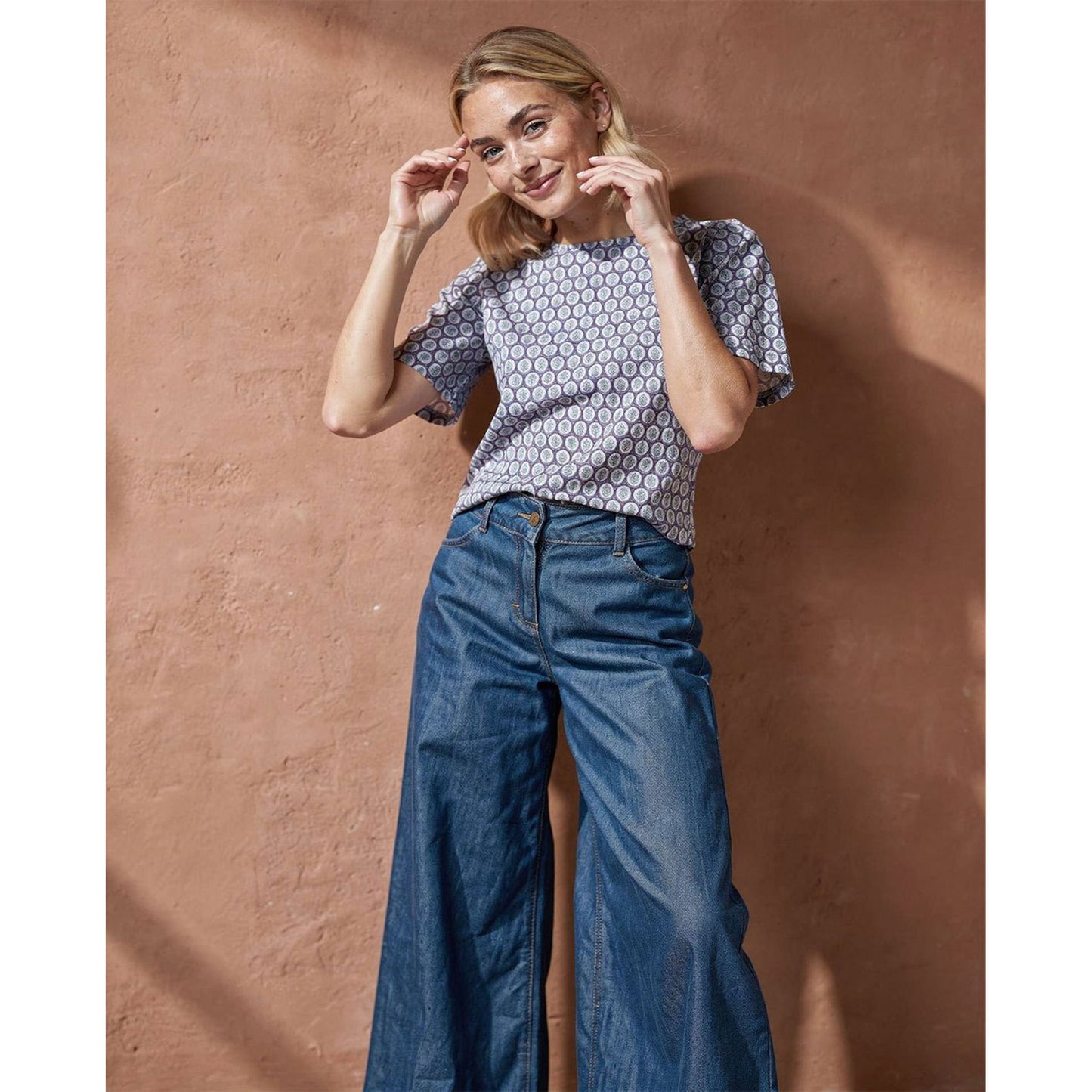 SURKANA T-shirt con Scollo Barchetta Blu e Azzurro-SURKANA-VIALESCARPE