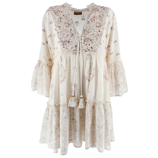 KARAKORUM - Kaftano Keira beige