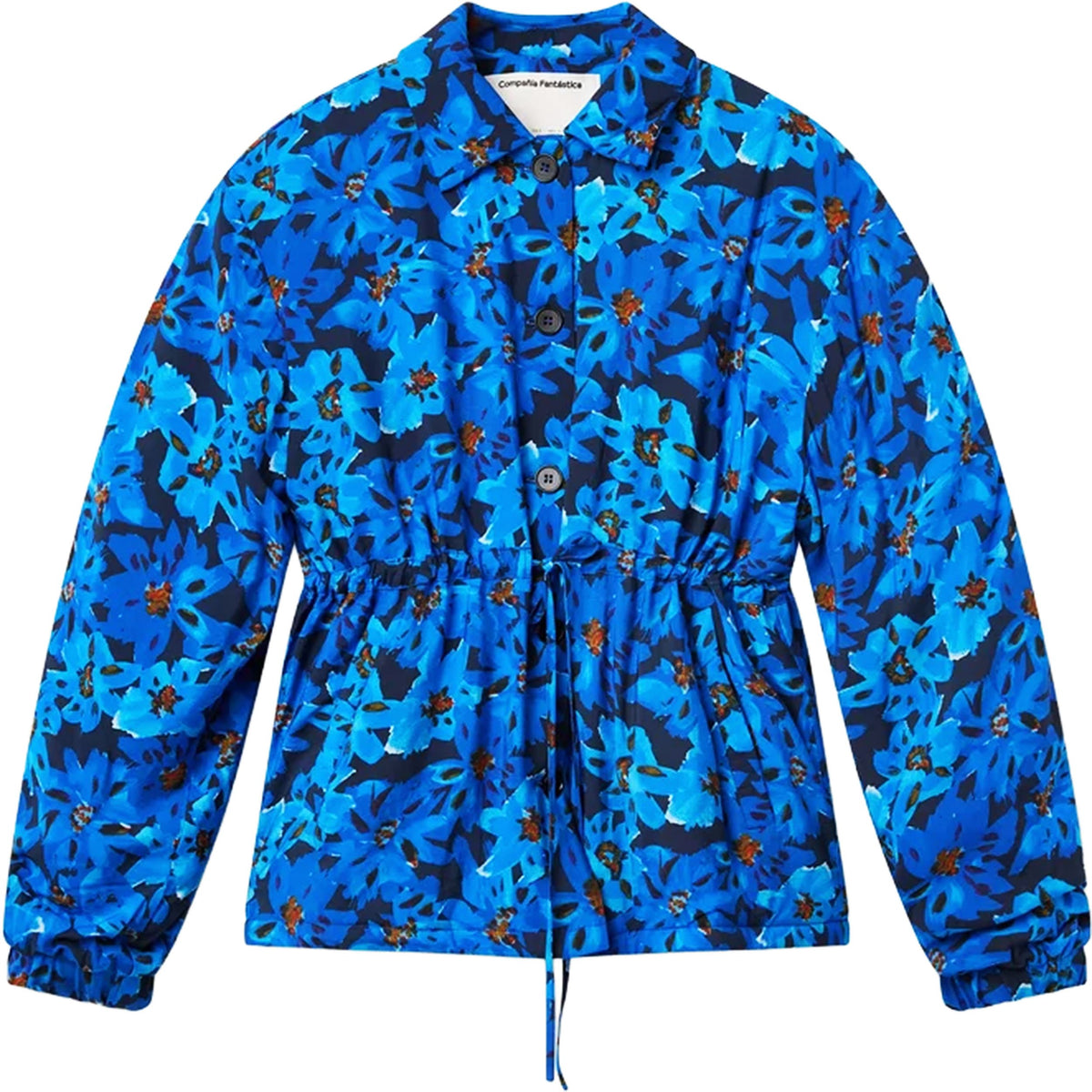 COMPAÑÍA FANTÁSTICA Cappotto imbottito con stampa Clematis