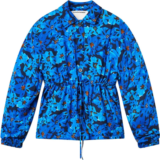 COMPAÑÍA FANTÁSTICA Cappotto imbottito con stampa Clematis