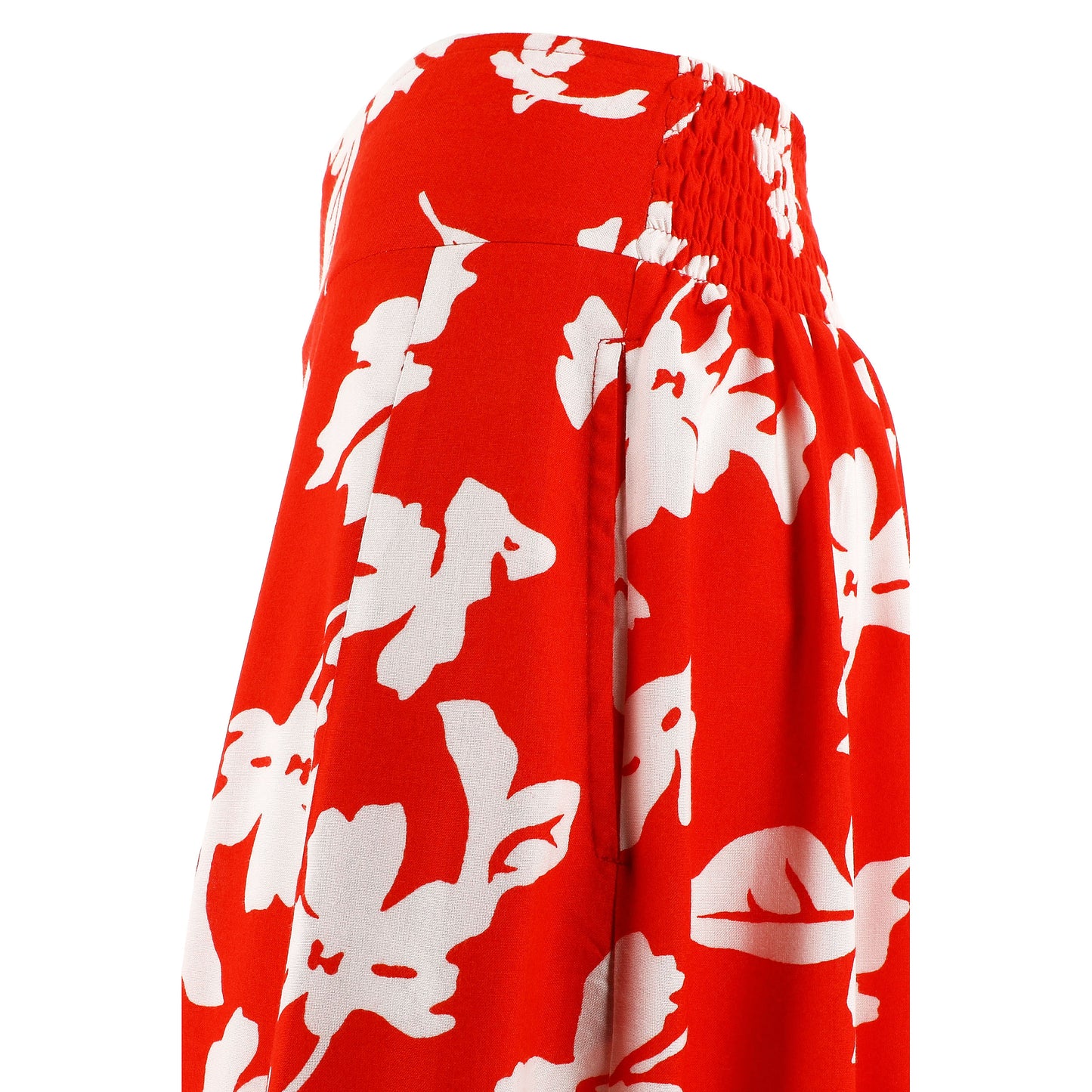 KARAKORUM Pantaloni RUBY Rosso e Bianco-KARAKORUM-VIALESCARPE