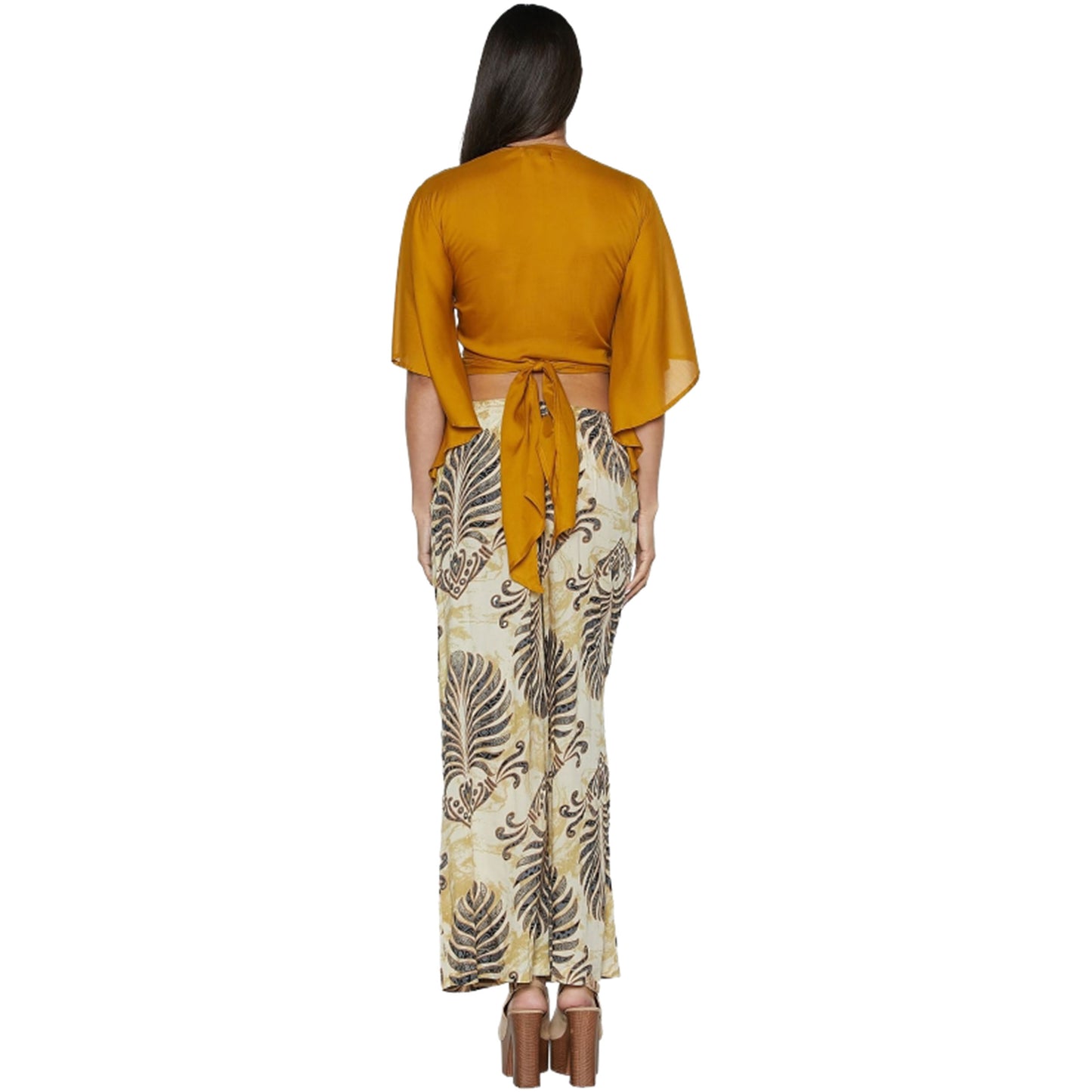 BABA DESIGN Pantaloni  GOLD ZEPHIR Ecru e Nero