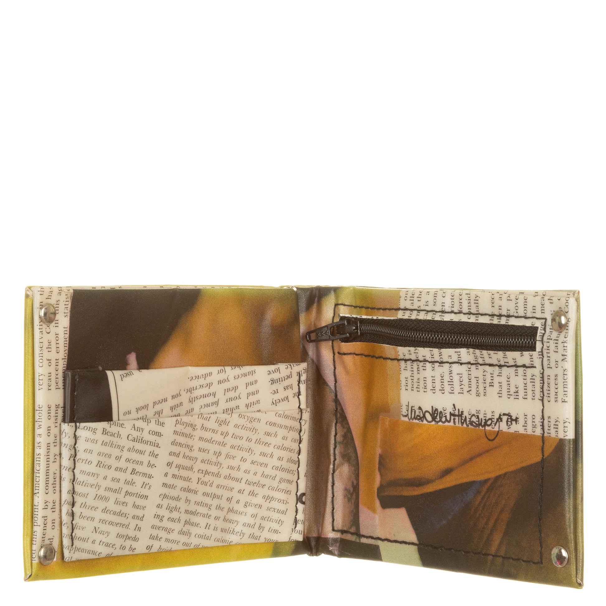 Contact Id Portafoglio Uomo In Vera Pelle Bifold - Grande, Stile Hipster, Con Portacarte E Zip Portafoglio Grande Porta Carte - Foto 9