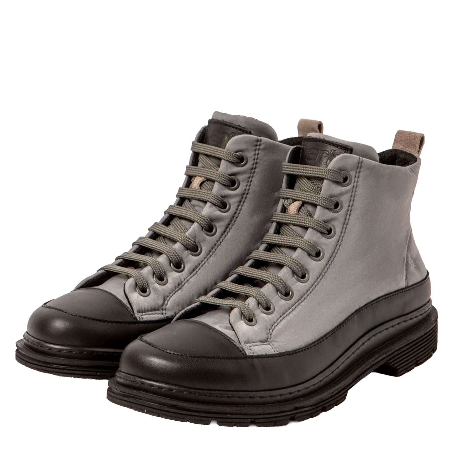ART COMPANY Sneakers Alte in Nylon Grigio e Nero