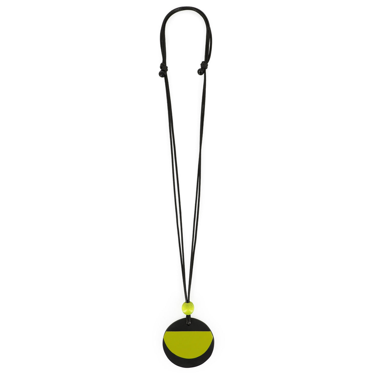 KARAKORUM Collana Hilda nera e lime
