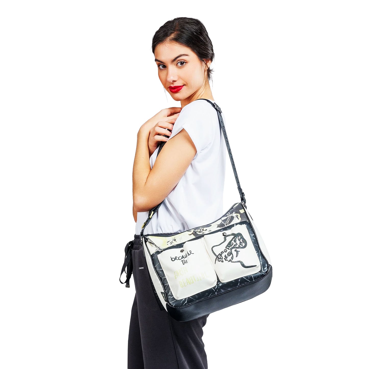 ANEKKE Borsa a tracolla grande Memories
