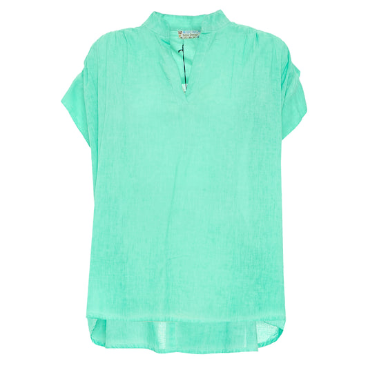 BABA DESIGN Blusa ISLAND ECHO Acqua