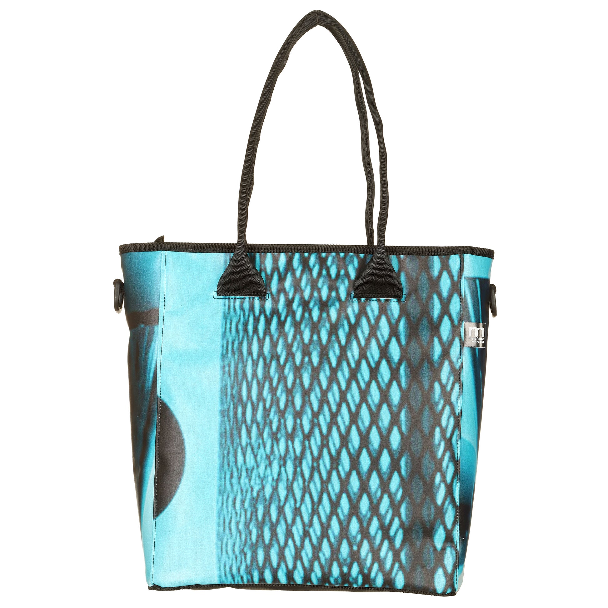 Borsa Jlika Turchese-Nero-Le Malefatte-VIALESCARPE