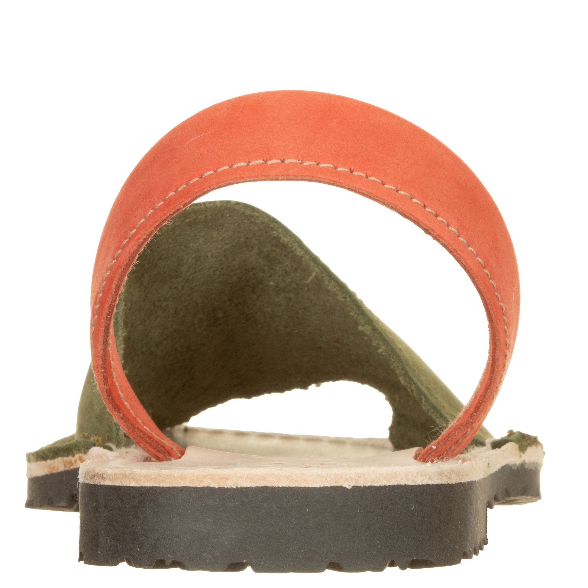 ATXA Minorchine Suede Oliva e Arancio-ATXA-VIALESCARPE